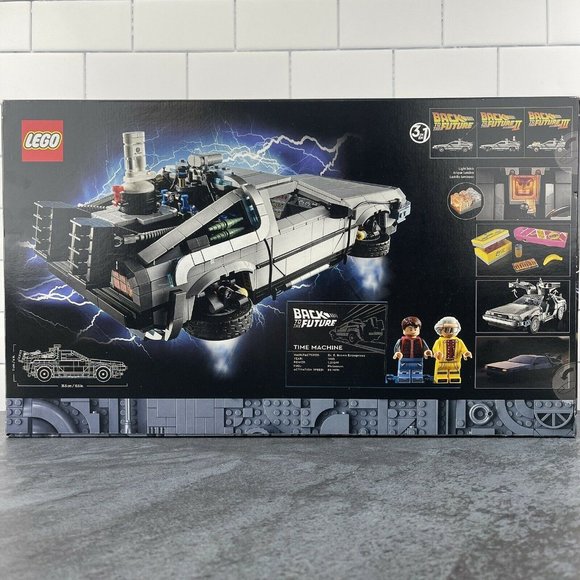 Lego Back To The Future Delorean Time Machine 3 in 1 Marty Mcfly Doc Brown Hover - Picture 2 of 3